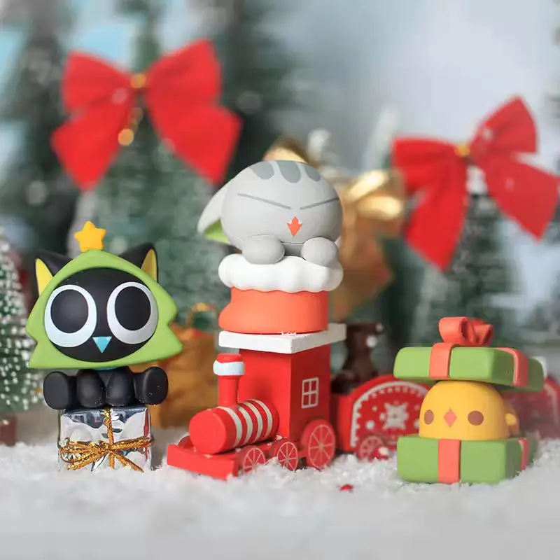 

New Luo Xiaohei Winter Series Blind Box Handmade Monster Doll Vinyl Face Decorative Ornament Surprise Collection Gift