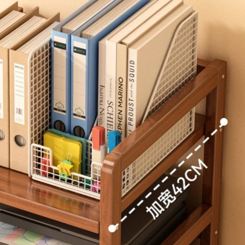 Office Balcony Storage Locker Living Room Multi-functional Shelf Display Storage Locker Corner BAMBOO Furniture Полк MHSNJ