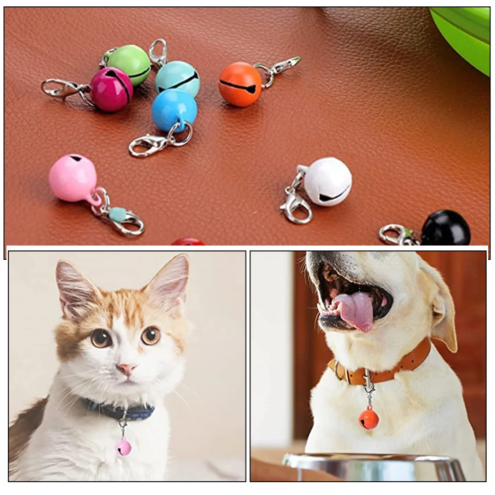 

10pcs Pet Collar Accessories Dog Collar Bells Decorative Metal Bells For Cat Puppy Wear-Resistant Holiday Party Home Decoration
