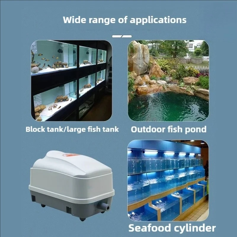 Fish Pond HP-4000 HP-8000 HP-12000 Oxygenation Air Pump Atmospheric Volume Machine Air Compressor Seafood Pond Aquarium view 6