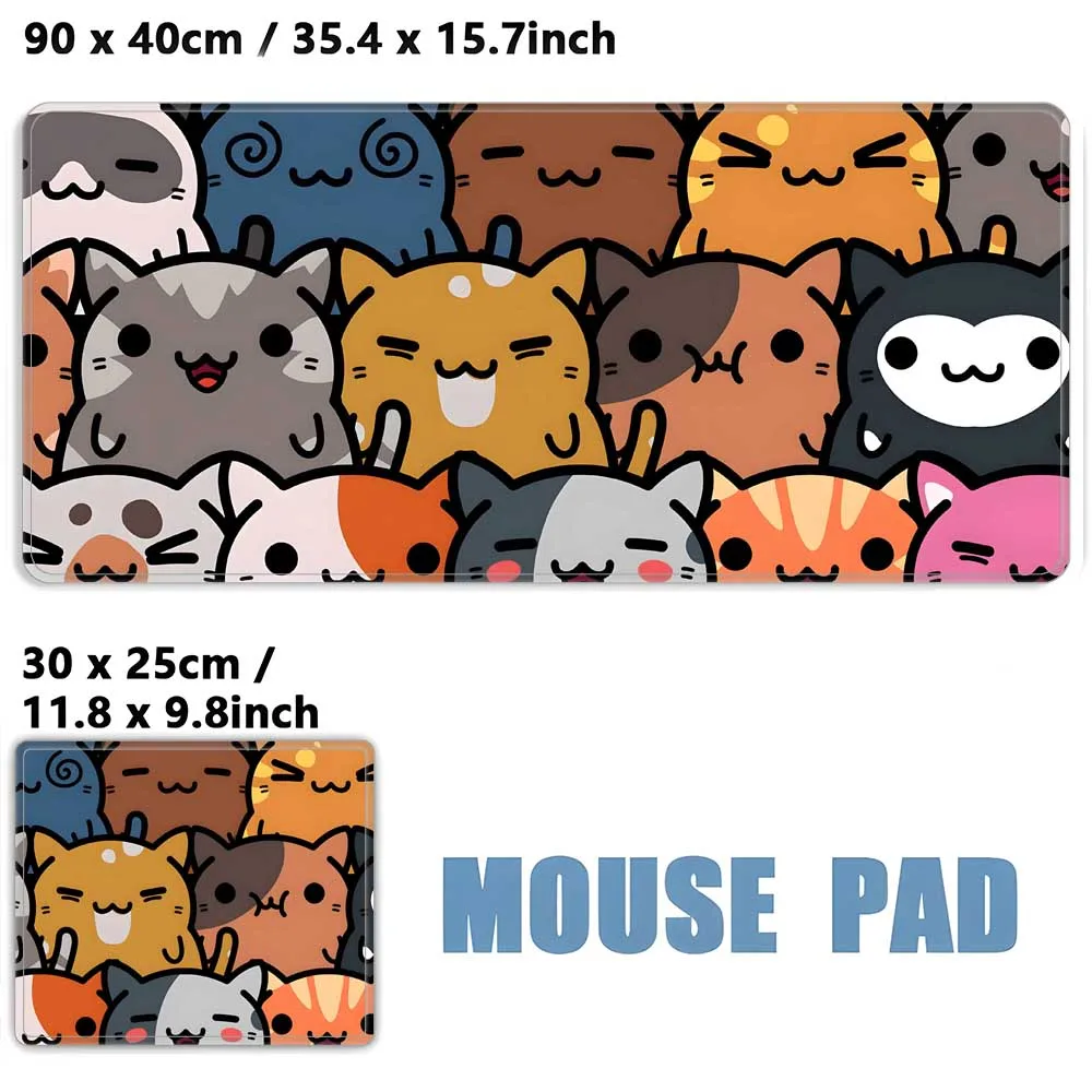 ماوس أنيمي ماوس حصيرة الألعاب ماوس حصيرة XXL لطيف الحيوان ماوس حصيرة ماوس الحصير ماوس حصيرة XXL الحد الأدنى مكتب حصيرة الوسادة #3