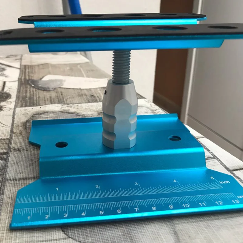 BNVN-Metal RC 자동차 워크스테이션 수리 작업대, 1/8 1/10 1/12 1/16 체중계 모델, 360 도 회전