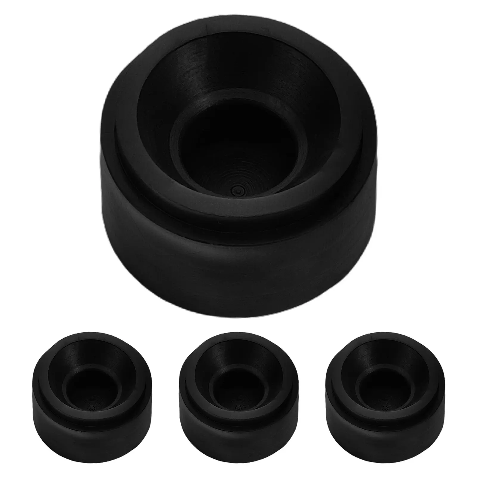 4pcs Engine Cover Rubber Grommets Cushion Buffers For E61 Car Hood Trim Bumper Mounts Stopper Bushings Durable