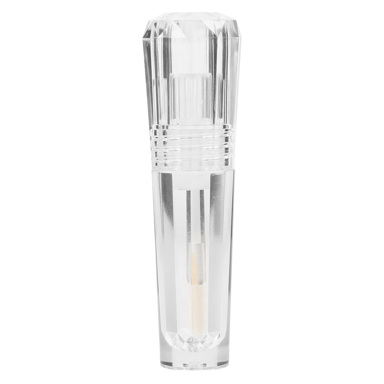 زجاجة ملمع شفاه بلاستيكية متينة، حاوية بلسم شفاه صغيرة للسفر والتخزين، أنبوب ملمع شفاف #3