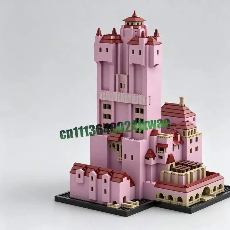 New 4158PCS Tower Of Terror Castle MOC Model Custom Puzzle Building Blocks DIY Creative Assembly Collectible Toy Gift Display