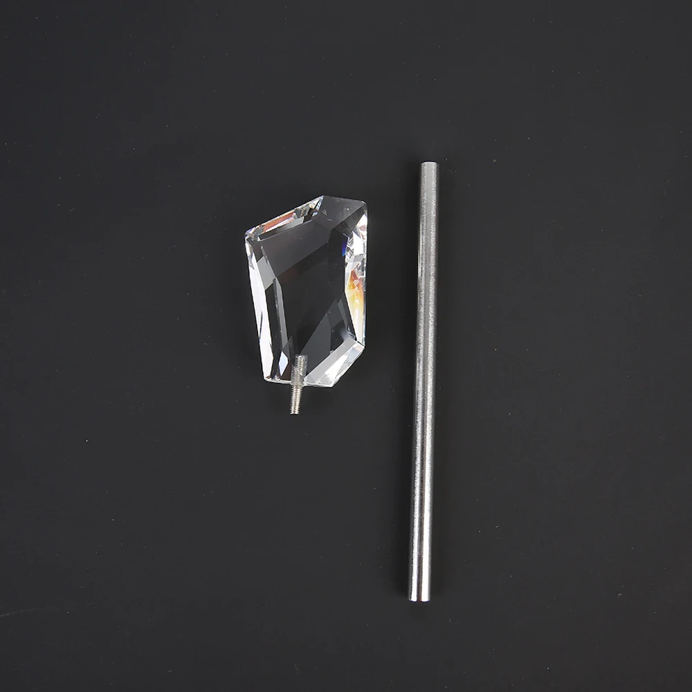 Handheld Foreground Blur Prop Glass Crystal Prism with stick for photography