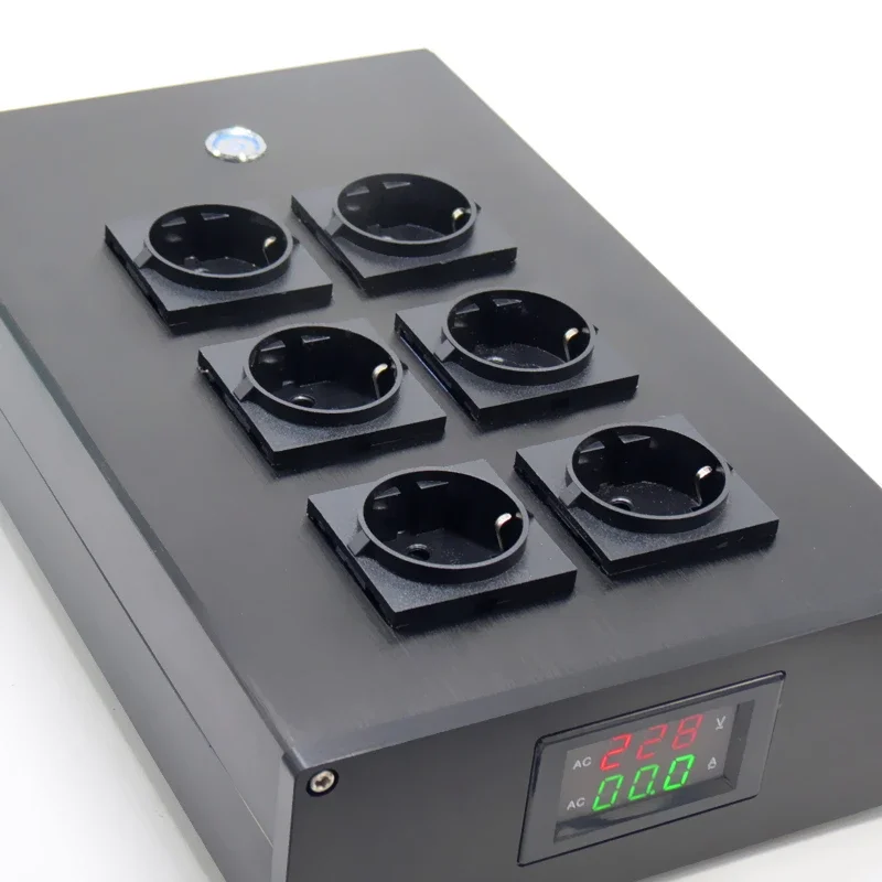 High-End Audio Noise Filter,AC Power Conditioner  Filter  Purifier with EU Outlets power strip