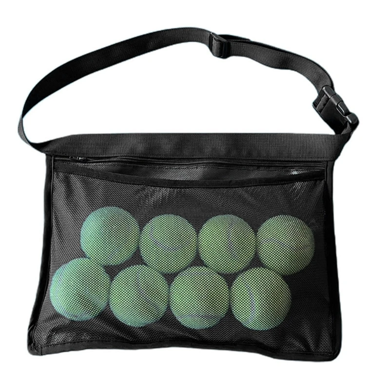 Zipper Tennis Ball Waist Large Capacity Pickleball Bag Sports Accessor X5QF