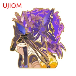 UJIOM 13cm × 12.1cm Genshin Impact Cyno Cool Wall Stickers Creative Edgy Picture Design Decals Cartoon Baby Nursery Room Posters