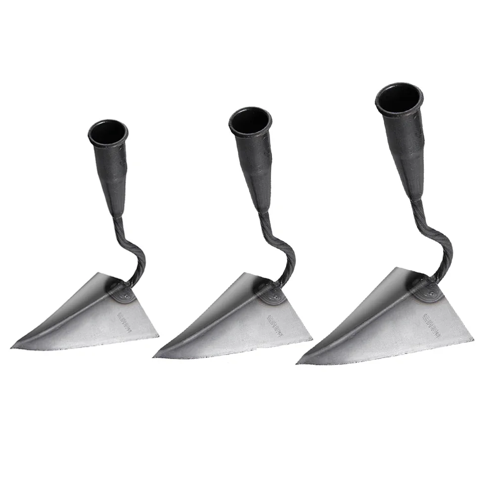 Small Tip Hoe Triangle Agricultural Land Turning Loose Soil Hoe Hand Plow/Manual Plough Rake Hoe Agricultural Farming Equipment