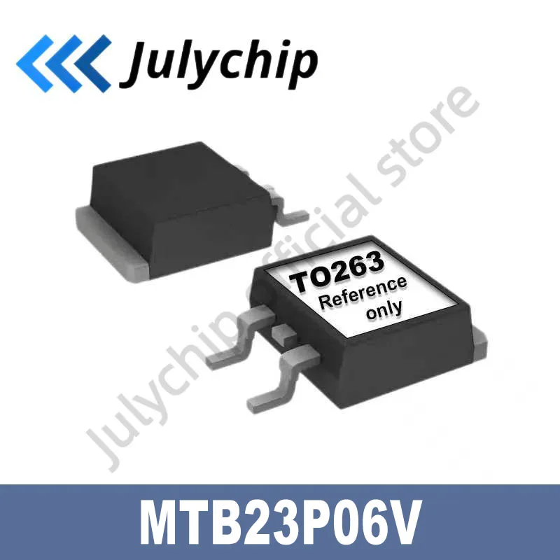 

MTB23P06V NEW ORIGINAL P-Channel 60 V 23A (Ta) 3W (Ta), 90W (Tc) Surface Mount D²PAK