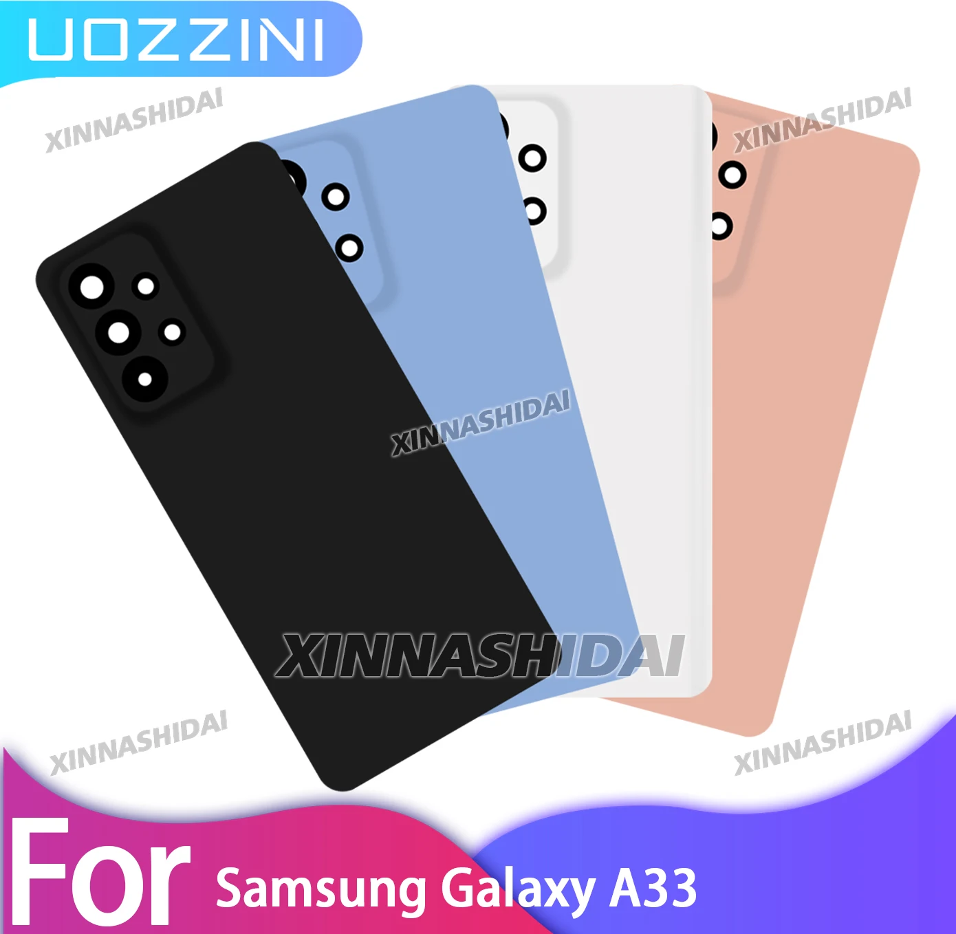 NEW COVER For Samsung Galaxy A33 Battery Back Cover Rear Door Housing Case Replacement Parts For Samsung A33 Battery cover