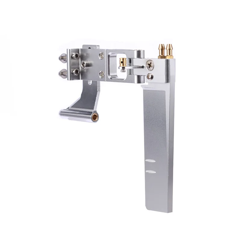 Timón de 110mm, soporte de 4mm/4,76mm, aleación de aluminio para eje Flexible de 4mm, barco Rc, barco eléctrico sin escobillas, 1 ud.