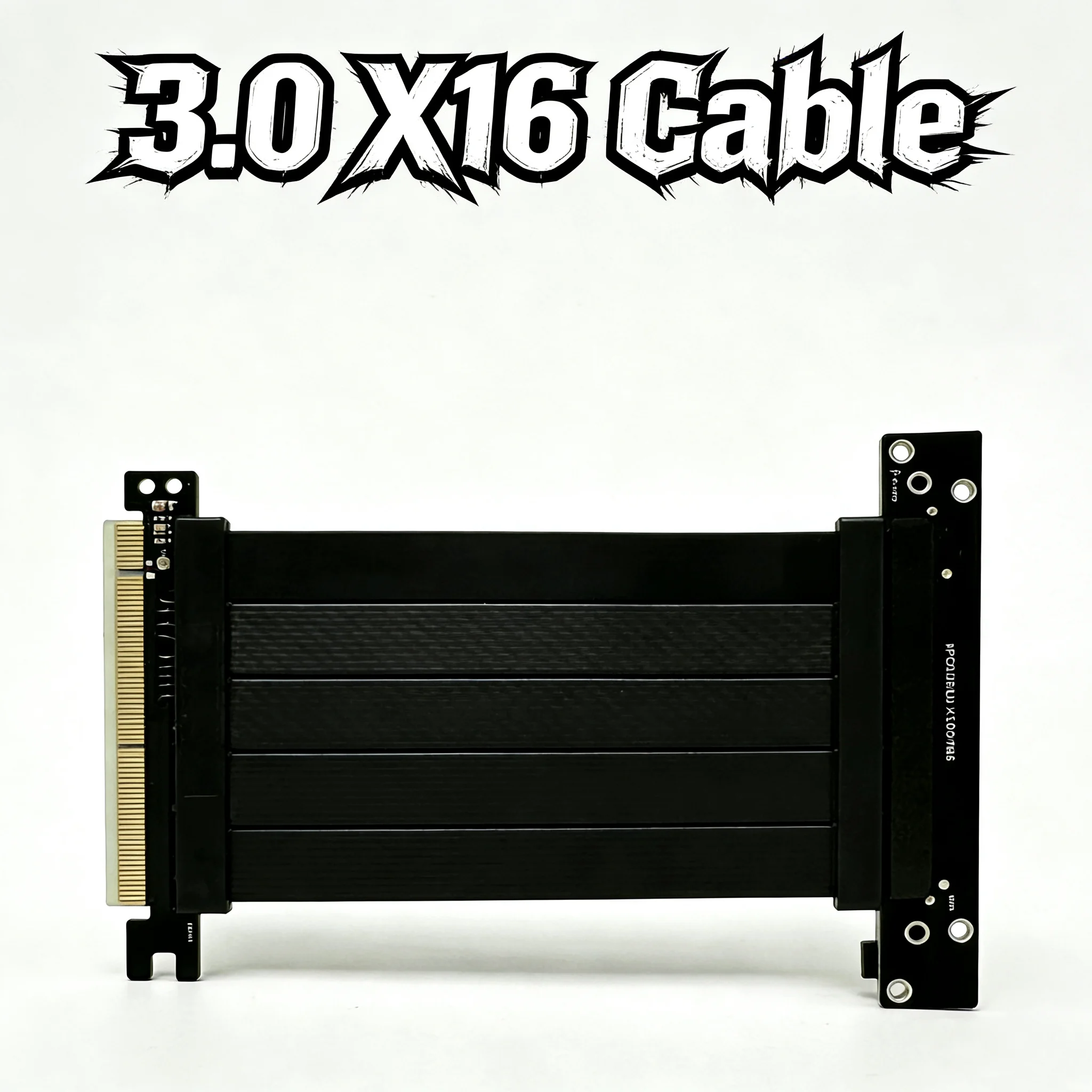 

PCI-E3.0 16X PCI-e Extension Cable Flexible Cable 90° Riser Cable 10cm High Speed Extension Port Adapter