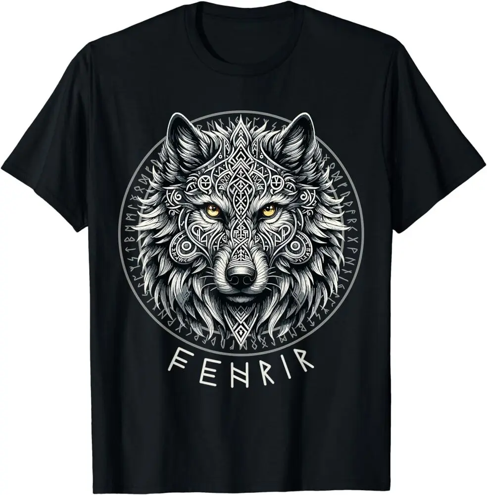 

Norse Mythologys Pagan Nordic Wolf Viking Shirt For Men Clothing Women Short Sleeve Tees