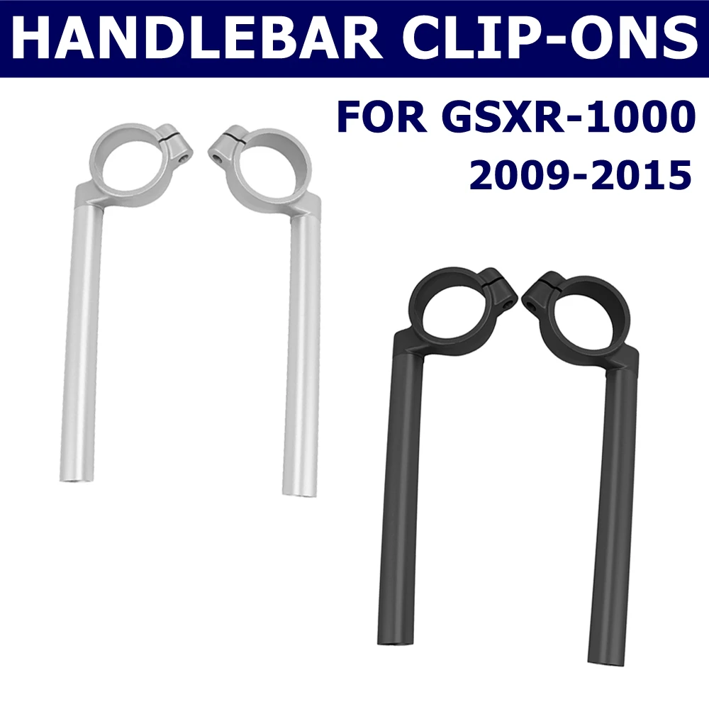 50MM Motorcycle Clipon Handle Bars For Suzuki GSXR1000 GSXR-1000 GSX-R GSXR 1000 K9 2009-2016 Aluminum Clip Ons Handlebars