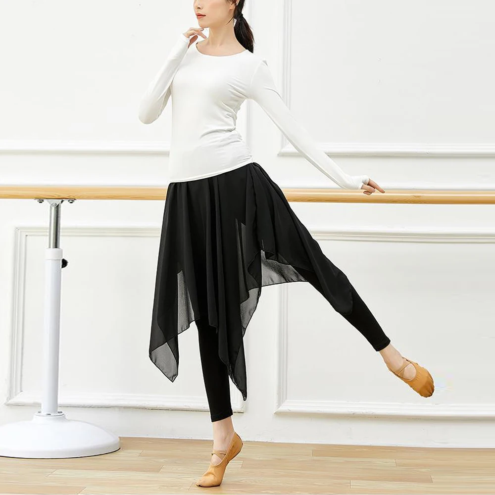 

Sports O Neck Full Sleeve T Shirt Sporty Running Modern Dance Shirts Black Blue White S-2XL Slim Elastic Tee Top Women Clothing