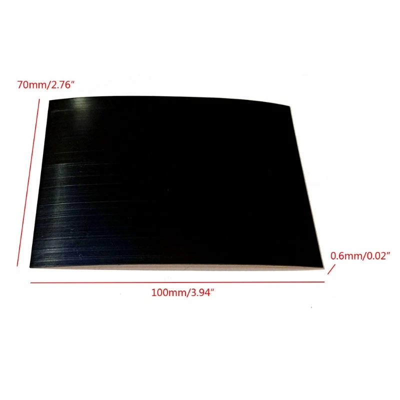 DIY universal mouse foot sticker 70mm * 100mm thickness 0.6MM cut mouse universal foot sticker pad