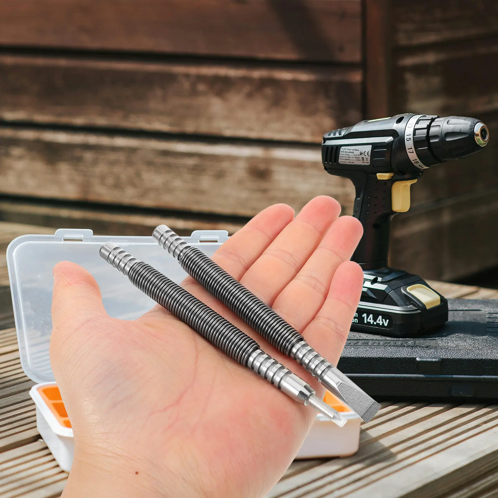 Glass Punching Tool Set – Metal & Glass Spring Nail Tool, Compact Lightweight Hammerless Center Punch for Precision