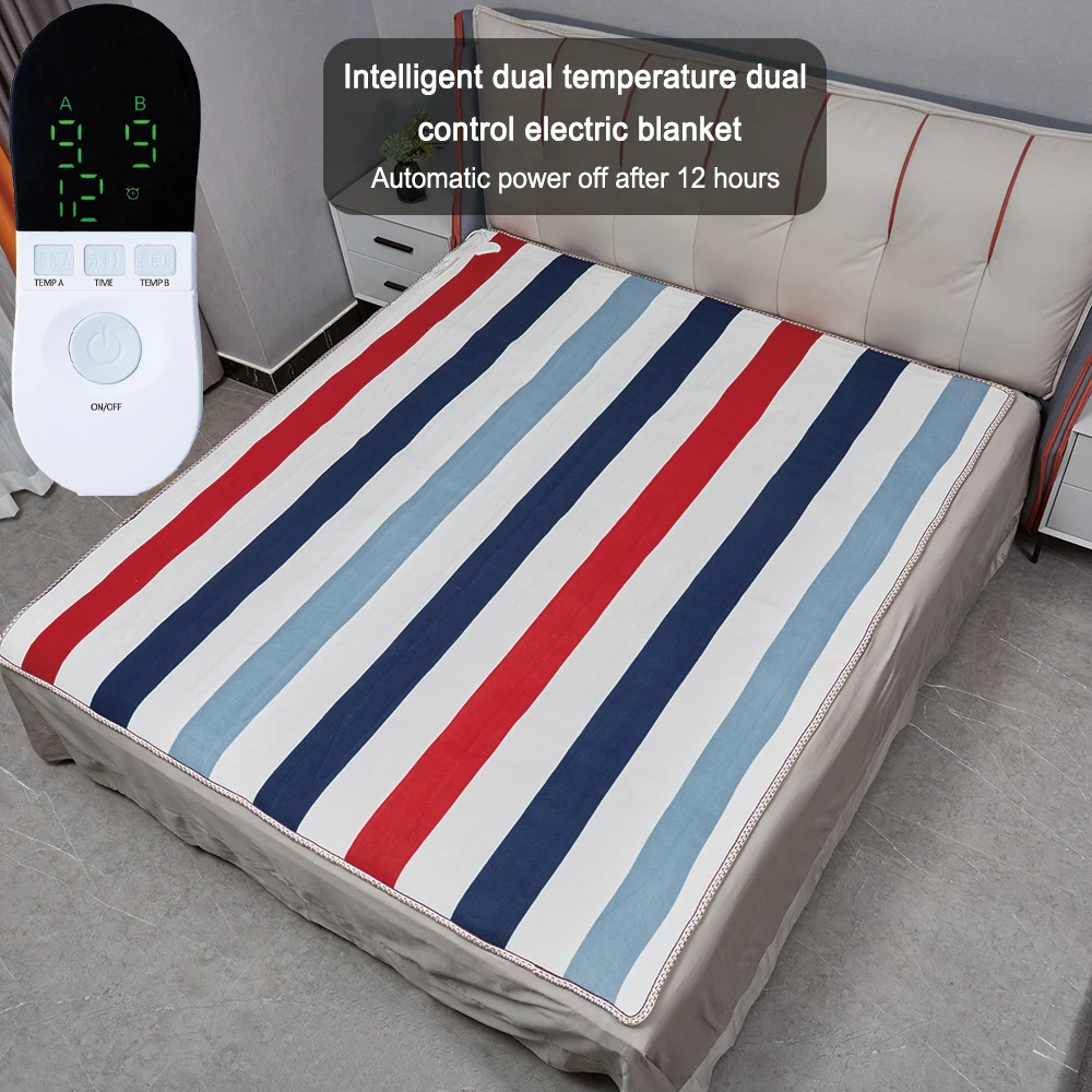 Electric Blanket Thicker Heater Double Body Warmer 150*120cm Heated Blanket Thermostat Electric Heating Blanket Electric Heating