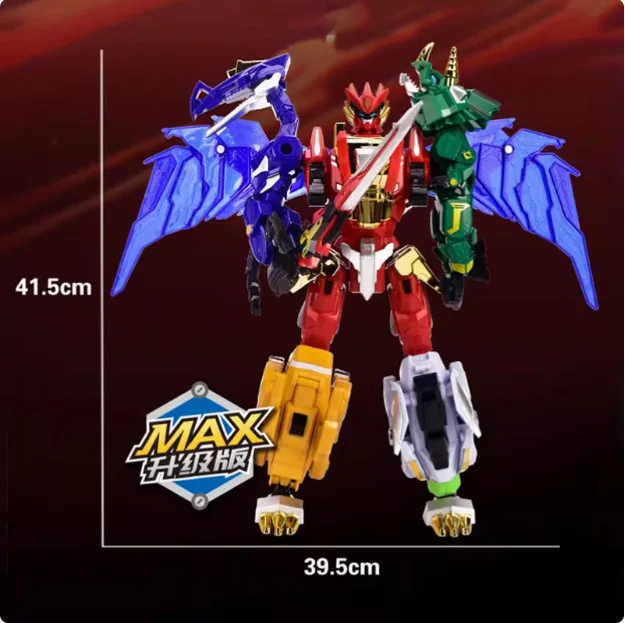 หุ่นยนต์แปลงของเล่นเด็ก Steel Flying Dragon: Dragon Soul Awakening ห้าในหนึ่ง Dragon God Transformation Robot