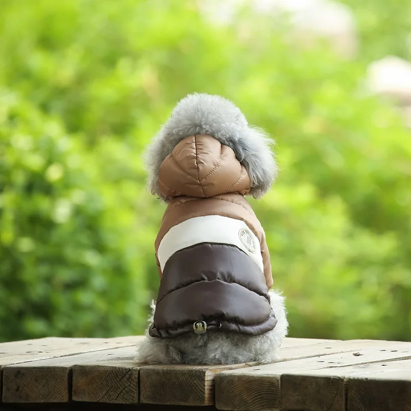 Waterproof Dog Jacket Winter Pet Down Cotton Vest Luxury Dog Clothes Chihuahua French Bulldog Dog Coat Puppy Warm Dog Costume