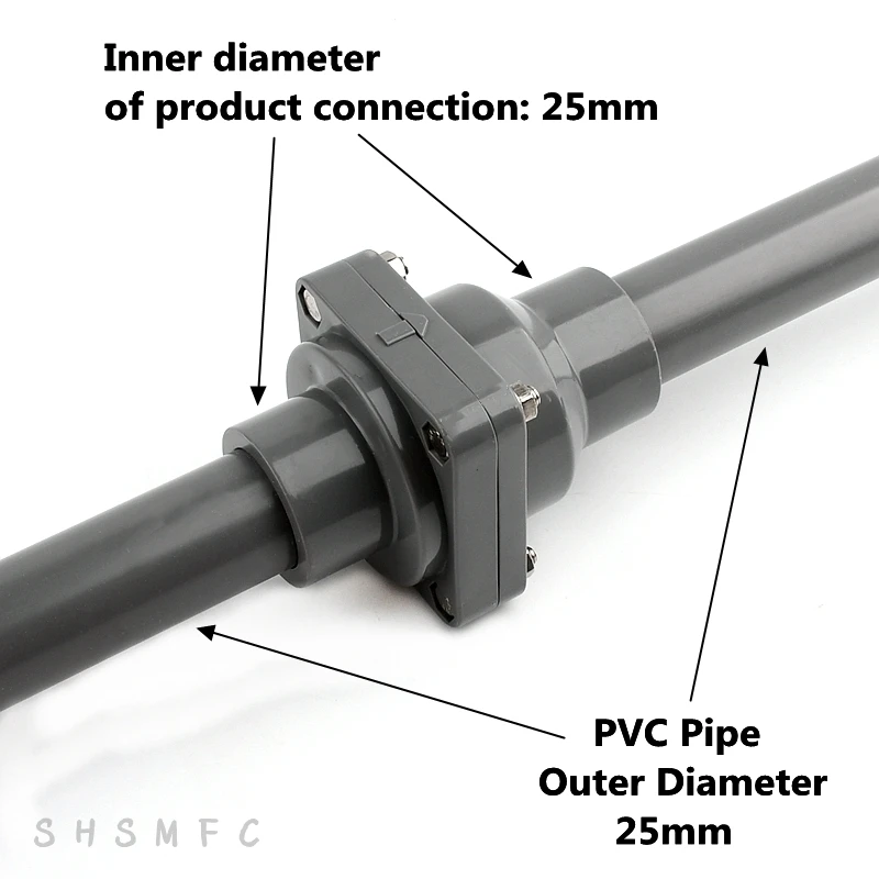 25 ~ 140 мм ПВХ Hi-Q ПВХ клапан обратный клапан аквариум аксессуары для сада оросительное соединение аквариум промышленная труба невозвратный клапан