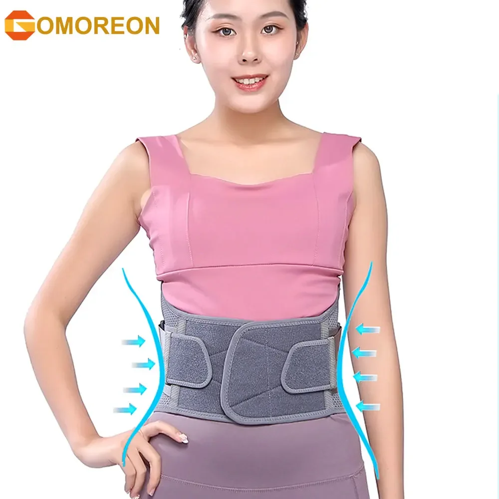 

Lumbar Support Belt Lumbosacral Back Brace – Ergonomic Design and Breathable Material - Lower Back Pain Relief Warmer Stretcher