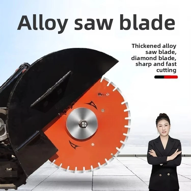 منشار جدار الخرسانة عالي الجودة آلة قطع الطرق الخرسانية آلة قطع الأرض من النوع الزاحف آلات فعالة