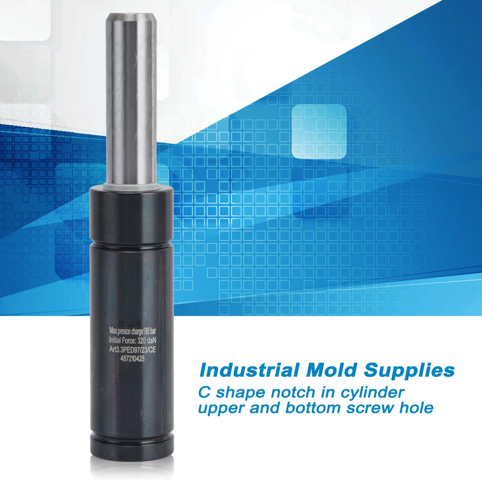 

Nitrogen Gas Spring Pressing Die Compressed Cylinder Industrial Mold Supplies 320 Series Nitrogen Gas Spring Cylinder