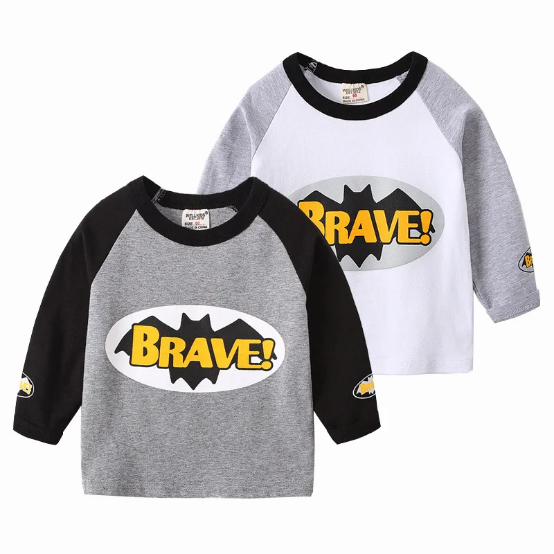 Brave Boys T-shirts Cotton Toddler Kids Tops Tees Children's Clothes