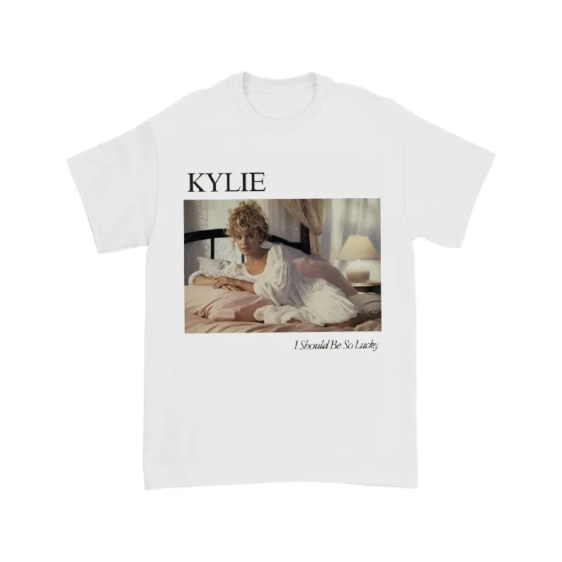 Kylie Minogue I Should Be So Lucky T Shirt White S to 5XL BE1244