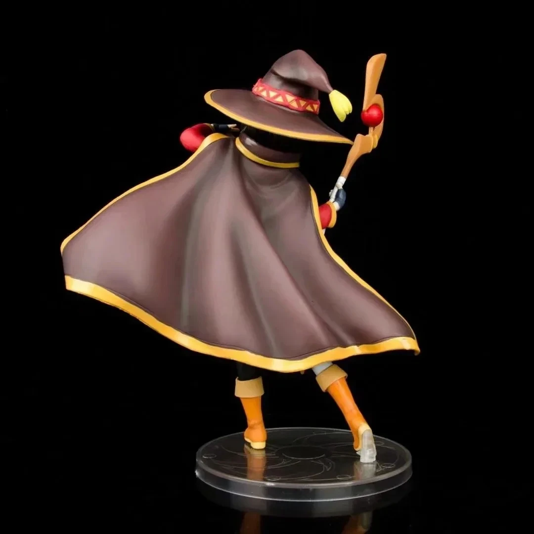 20CM Kono Subarashii Sekai ni Shukufuku Anime Figures Magical girl Konosuba Megumin Action Figure Collectible Model Toy