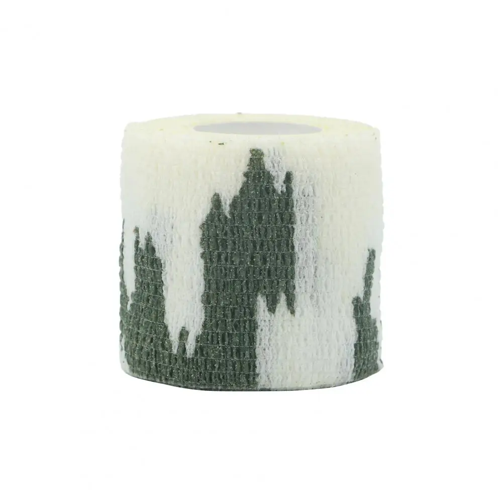 1 Roll Camouflage Tape Anti-scratches Self-Adhesive Widely Applied Military Camo Stretch Bandage Tape for Outdoor