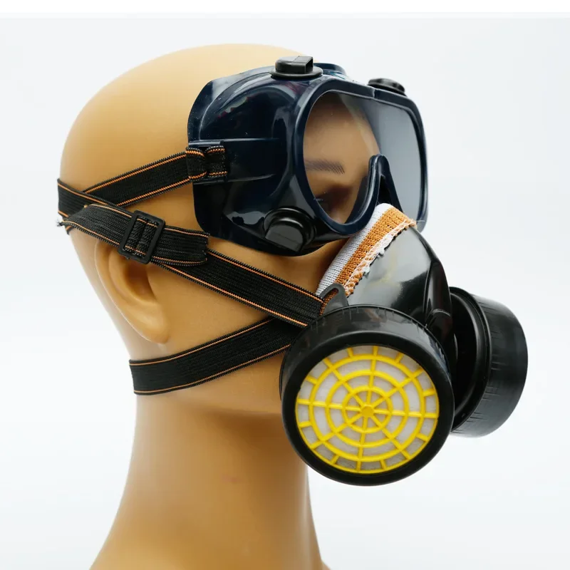 Maschera antipolvere antipolvere con vernice Spray in vetro di sicurezza decorazione antiparassitaria chimica con respiratore a filtro maschere a