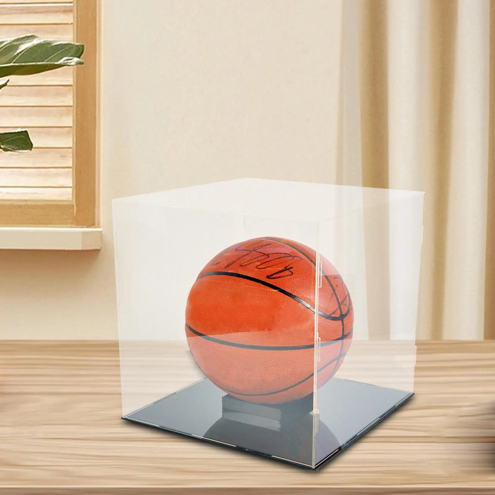 Basketball Collection Display Box Dustproof Organizer Acrylic Display Box