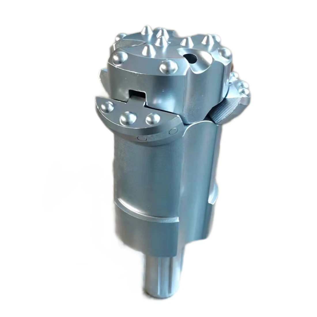 Low air pressure concentric drill bit/symmetrical drilling overburden bit with ring bit/concentric PVC tri-wing drill