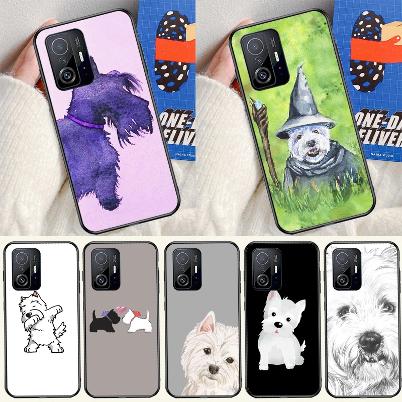 Cartoon Westie Dog …