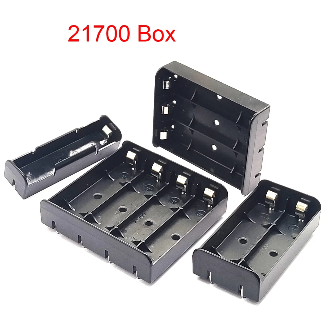 21700 Battery Holder 21700 Battery Case 21700 Storage Box 1/2/3/4 Slot Rechargeable Battery 21700 Box DIY Power Bank Cases