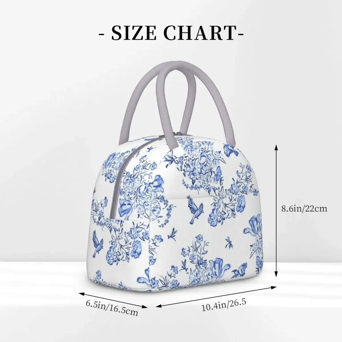 Botanical Birds Flowers Insulated Lunch Bags Food Container Reusable Thermal Cooler Lunch Boxes For School Office