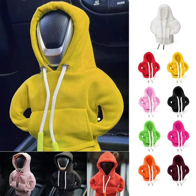 العالمي هوديي سيارة والعتاد سيارة رافعة تحول غطاء تغيير رافعة البلوز غطاء ناقل الحركة هوديي مقبض تروس سترة زينة السيارات #5