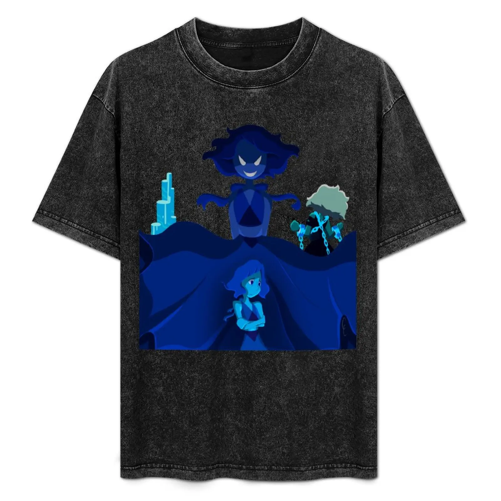 Lapis Lazuli Steven Universe T-Shirt Big and Tall Solid Color T-Shirt