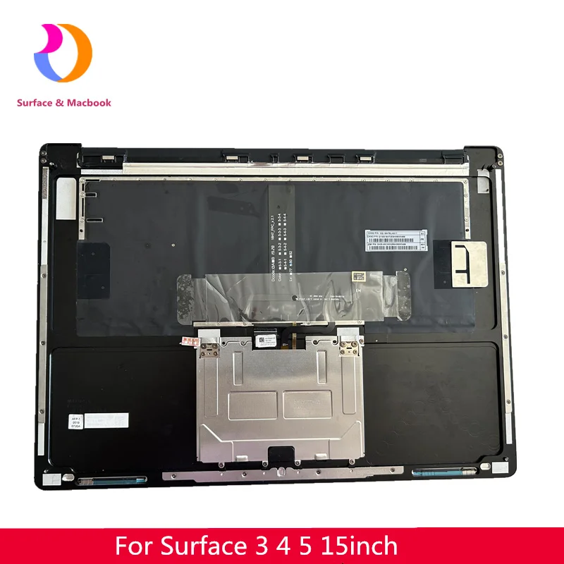 لوحة المفاتيح العلوية للكمبيوتر المحمول السطحي 3 4 5 مجموعة لوحة المفاتيح أسود 13.5 بوصة 15 بوصة FR تخطيط 1867 1868 1950