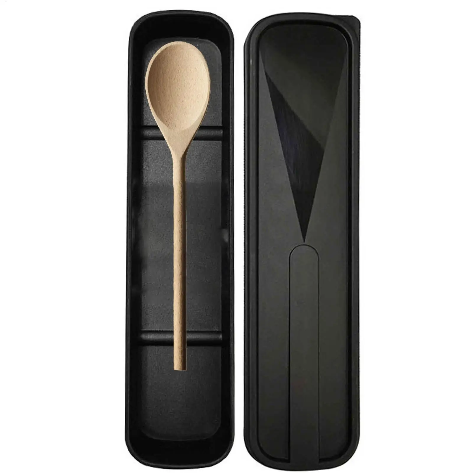 Tableware Box Portable Cutlery Case Spoon Fork Storage Box Students Household Dinnerware Box Kitchen Tool (only Box) view 2