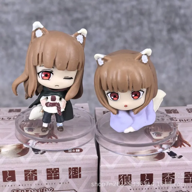 Серия Spice and Wolf Beautiful Girls HoloBlind Box Surprise Mystery Box Набор игрушек Мини-фигурка Коллекционный подарок