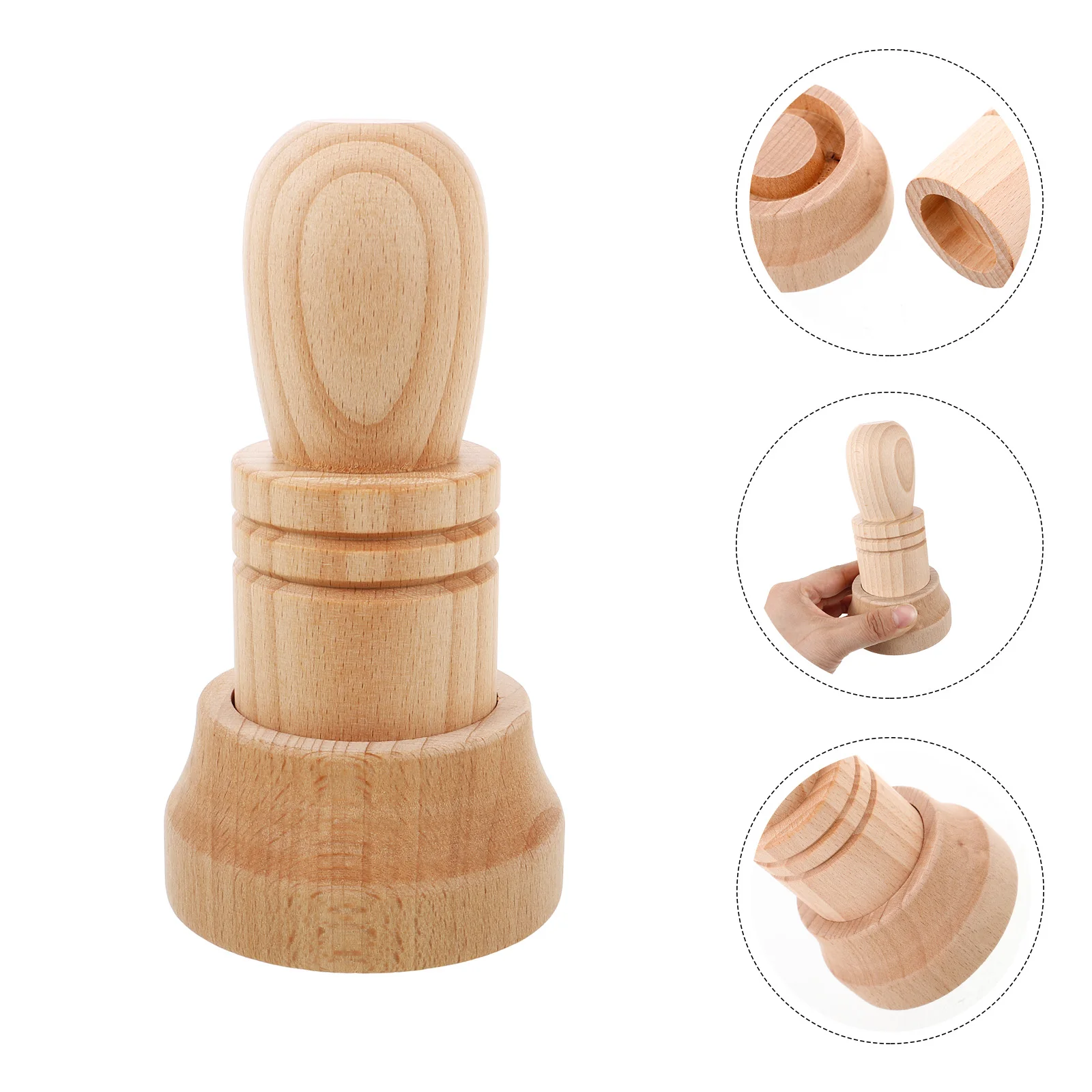 

1Set Wooden Newspaper Pot Maker Easy to Use Handheld Tool for Growing Seedlings Compact Design for Convenient Handling and