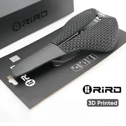 RIRO 3D Printed Carbon Saddle MTB Road Bike Saddle Seat for Bicycle Hollow Light Weight Bike Seat Cushion Cycling Accessories