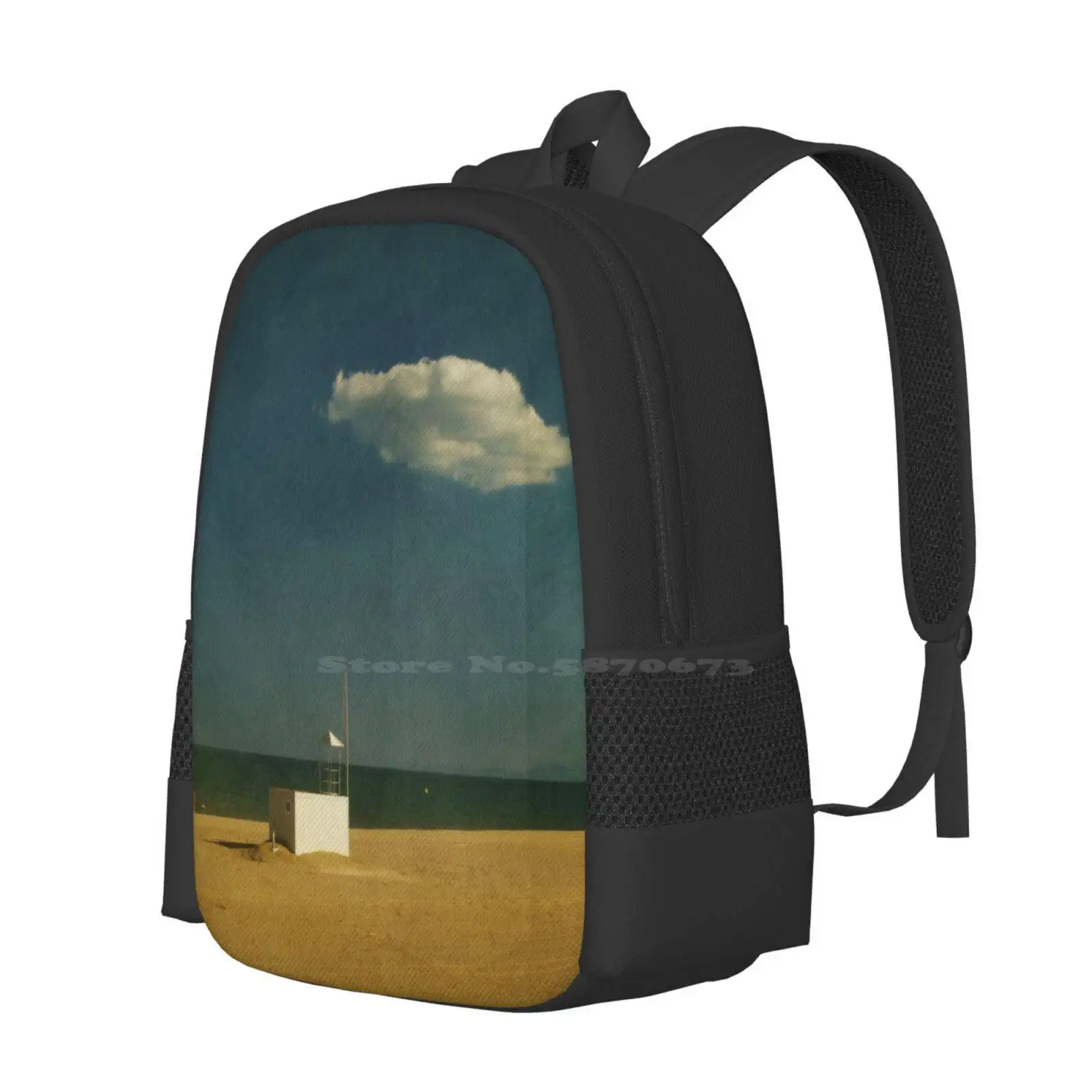 Darling , Its Our Cloud! Fashion Pattern Design Travel Laptop School Backpack Bag Beach Cloud Surreal