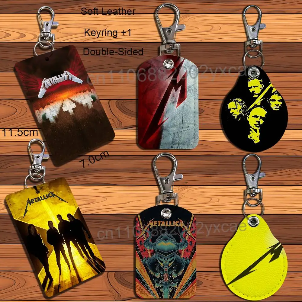 Master of Puppets M72 Metallica Holder For Bank Business Work Card Holder Student Card Case Bus Card Keychain