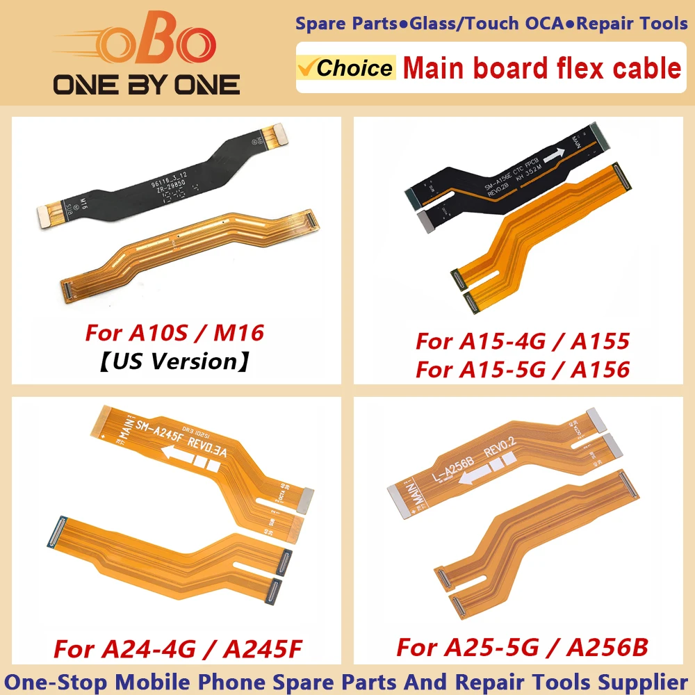 Motherboard Main Board Connection Connector Ribbon Flex Cable Replacement for Samsung Galaxy A10S M16 A15 A20S A21S A22 A24 A25